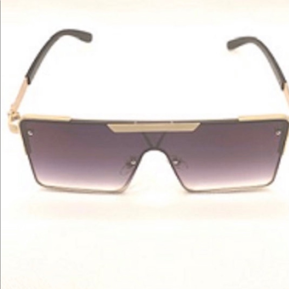 Women’s Rimless Square Oversized Sunglasses